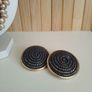 Vintage Style Jewelry Lot Statement Necklace and 2 Pairs of Earrings Image 5