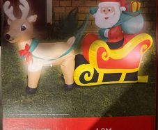 Santa and sleigh