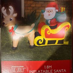 Santa and sleigh
