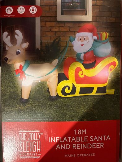 Santa and sleigh
