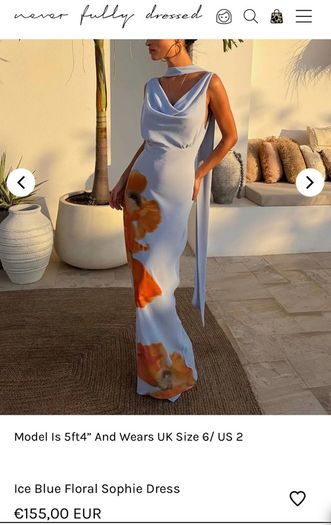 Never fully dressed maxi dress