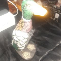 A Beautiful Vintage Duck with pull out Clothes Brush in nice condition