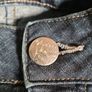 womens LEE RIDERS mid rise bootcut jeans stretchy blue denim Size 16 Image 9