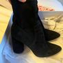 & Other Stories black suede boots Image 8