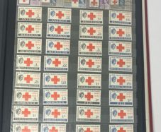 Collection: Thematic Red Cross, Malaria and For Young People stamps mainly used however some mint noted along with some miniature sheets on 28 pages
