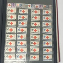 Collection: Thematic Red Cross, Malaria and For Young People stamps mainly used however some mint noted along with some miniature sheets on 28 pages