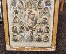 Framed Victorian montage
