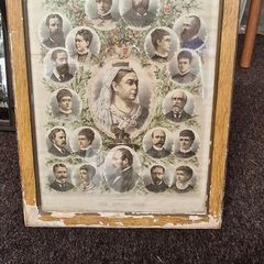 Framed Victorian montage