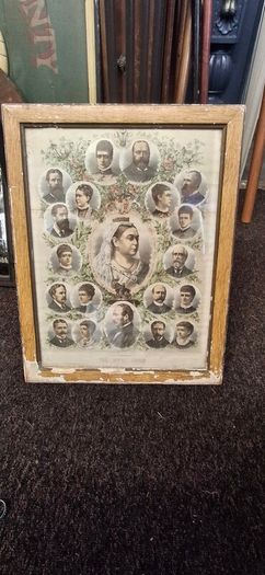 Framed Victorian montage