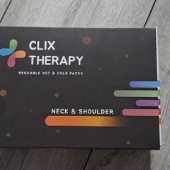 Brand new Clix Therapy neck and shoulder reusable hot and cold packs