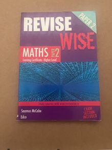 Revise Wise Leaving Cert Maths Paper 2