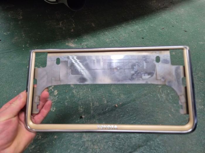 toyota jdm number plate surround