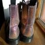 Mint Dr. Martens 1460 Pascal Pink Iridescent Mermaid Size 5 (38) Image 7