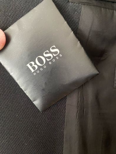 Hugo Boss black wool sports jacket 46L