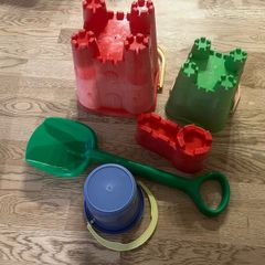 Buckets and spade