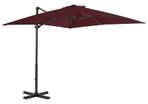 Cantilever Umbrella with Aluminium Pole Bordeaux Red 250x250 cm