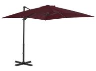 main image for ad Cantilever Umbrella with Aluminium Pole Bordeaux Red 250x250 cm