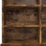 Cabinet Storage Unit Office Bedroom Furniture Interior Smoked Oak 102 x 23 x 177.5 cm Engineered Wood Image 4