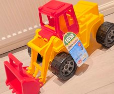 front loader digger toy truck