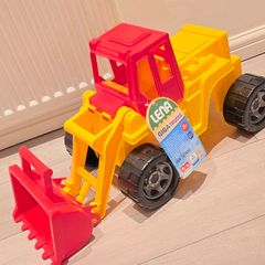 front loader digger toy truck