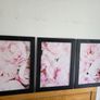 3 pictures in wooden frame 53x72 cm each Image 2