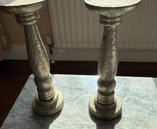 Meadow & Byrne ornamental candle stands.