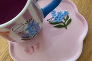 ShabbyChic Mug and Side Plate set