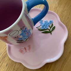 ShabbyChic Mug and Side Plate set