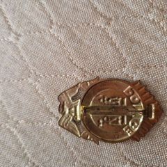 rare vintage  us police badge