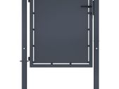 Garden Gate Steel 100x75 cm Anthracite