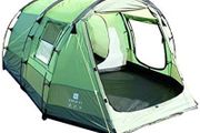Abberley 2 berth 3.7m x 2.2m Tunnel Tent Green - 5000mm waterproofing UV Protection Canopy Poles &amp; sewn in groundsheet (FREE POSTAGE)