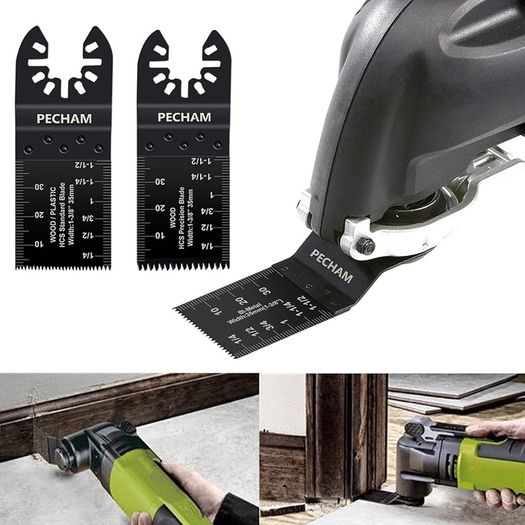 NEW SALE 24PCS Multi Tool Blade Universal Wood Metal Oscillating Multitool Quick Release Saw Blades Fit Fein Multimaster, Ryobi, Milwaukee, Bosch, Dremel, Dewalt, Rockwell, Makita
