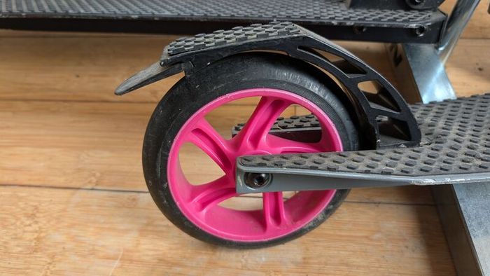 Pink scooter