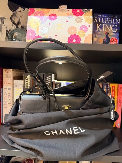 Denim shoulder bag