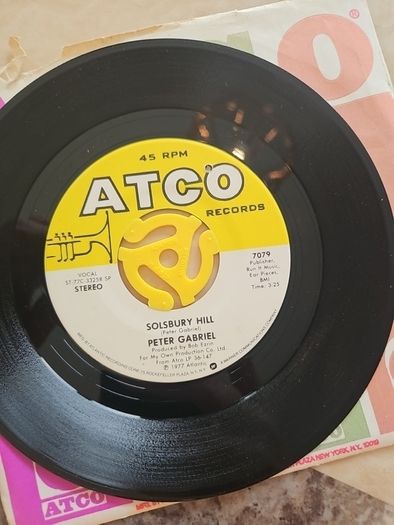Peter Gabriel 7" - Solsbury Hill