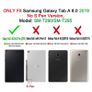 For Samsung Galaxy Tab A 8.0" 2019 Kids Case Shockproof Cover With Stand Black Image 4