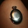 Women's Oval Shaped Vintage Alloy Quartz Analog Pocket Watch 6cm x 3,5cm Image 3