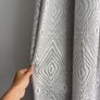 Grey Silver Heavy Curtains 90 x 90 Image 4