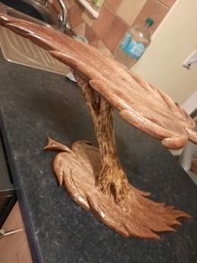 hand made timber shelf ornament