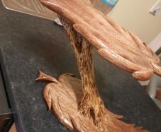 hand made timber shelf ornament