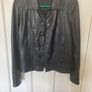 Marie Mero Ladies Black Leather Jacket Image 2