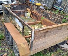 Double axle trailer