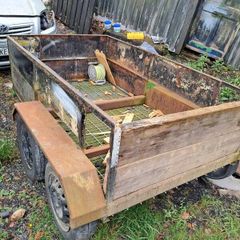 Double axle trailer