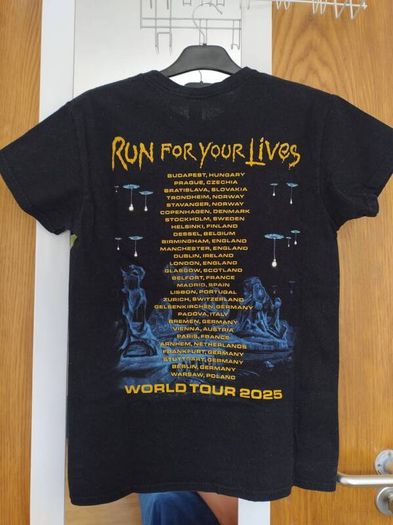 Iron Maiden tour tshirt