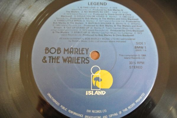 Bob Marley TBest Of Bob Marley And The Wailers Irish pressing