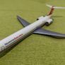 Norway Airlines 1:200 scale model airplane, MD-83 aircraft Image 4