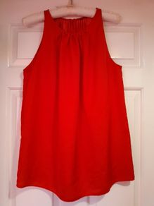 Red blouse