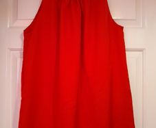 Red blouse
