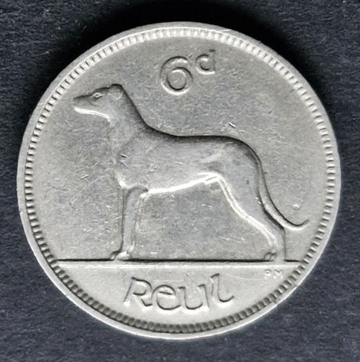 Ireland Excellent 1934 Six Pence 6d coin