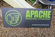 Large Apache Workwear Sign